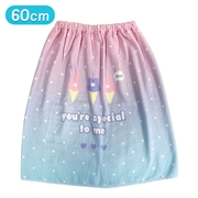 【SALE】巻きタオル ドットアイス 60cm丈