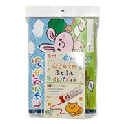 【SALE】水でおとせるふとふとクレパス6色 じゆうがちょうセット