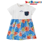 【SALE】[ベビー] ワンピース ホワイト[ミキハウス　ホットビスケッツ]