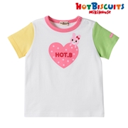 【SALE】[ベビー] Ｔシャツ ホワイト[ミキハウス　ホットビスケッツ]