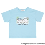 【SALE】【アニメちいかわ】[キッズ]ちいかわ　半袖Tシャツ　ブルー