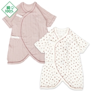 [スナップタイプ]コンビ肌着２枚組　ピンク