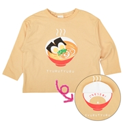 [ベビー]長袖　Ｔシャツ　きになるらーめん