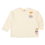 [ベビー]長袖Ｔシャツ　アンパンマン　アイボリー