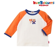 [ベビー] Ｔシャツ オレンジ[ミキハウス　ホットビスケッツ]