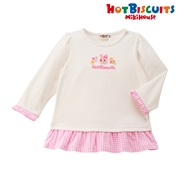 [ベビー] Ｔシャツ ピンク[ミキハウス　ホットビスケッツ]