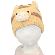 [48~50cm]ニット帽　アニマルモコモコ　どうぶつえん　キリン