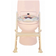 リトルプリンセス かえるのふかふかステップ式トイレトレーナー