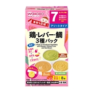 手作り応援　鶏・レバー・鯛の３種パック 離乳食