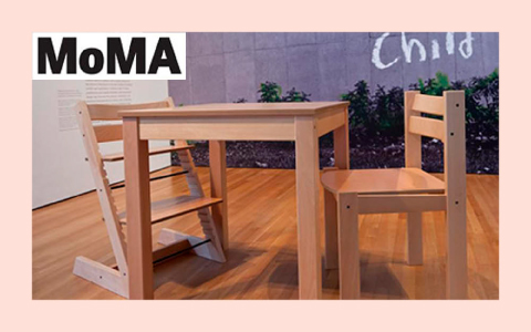 トリップ トラップは、ニューヨーク現代美術館「MoMA」では、芸術品のひとつとして、永久所蔵されています